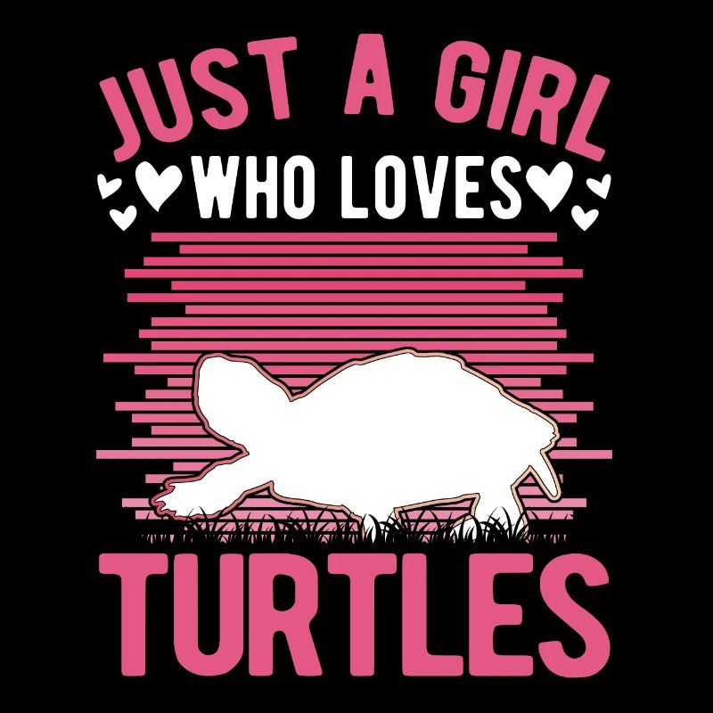 Fille Tortues Amour Déclaration Cadeau