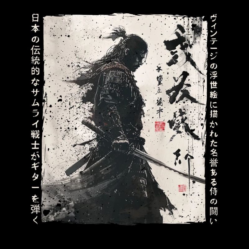 Samurai Fighter - Japanese Ukiyo-e Artwork