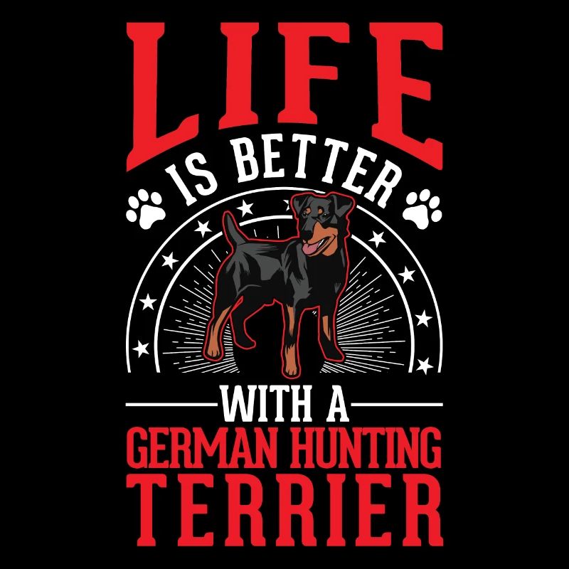 Das Leben ist besser mit Deutscher Jagdterrier