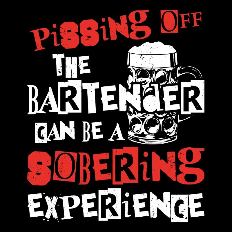 Bartender Mixologist Pissing Off