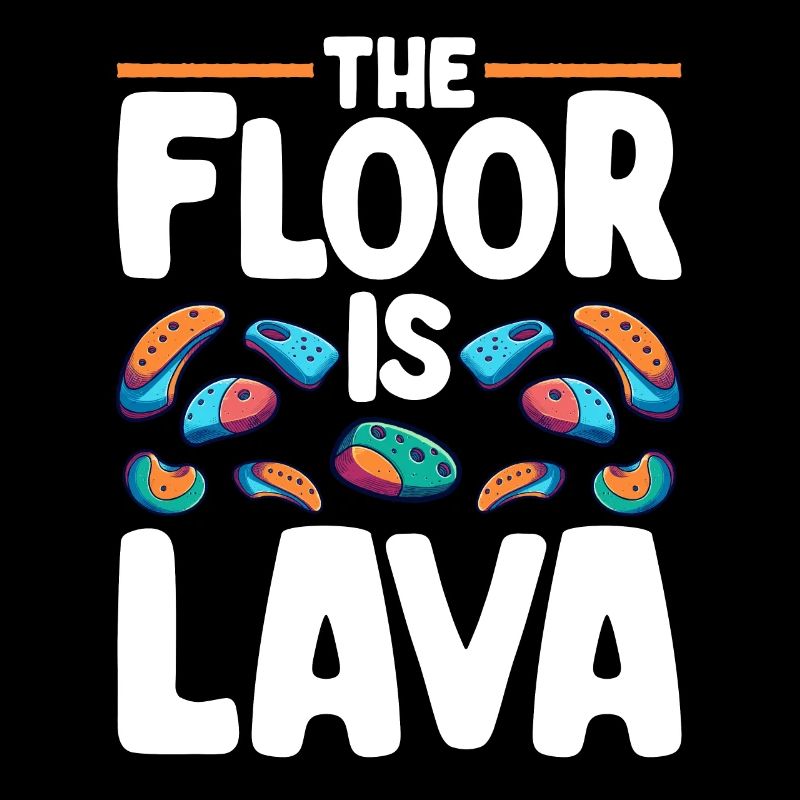 The ground is lava bouldering
