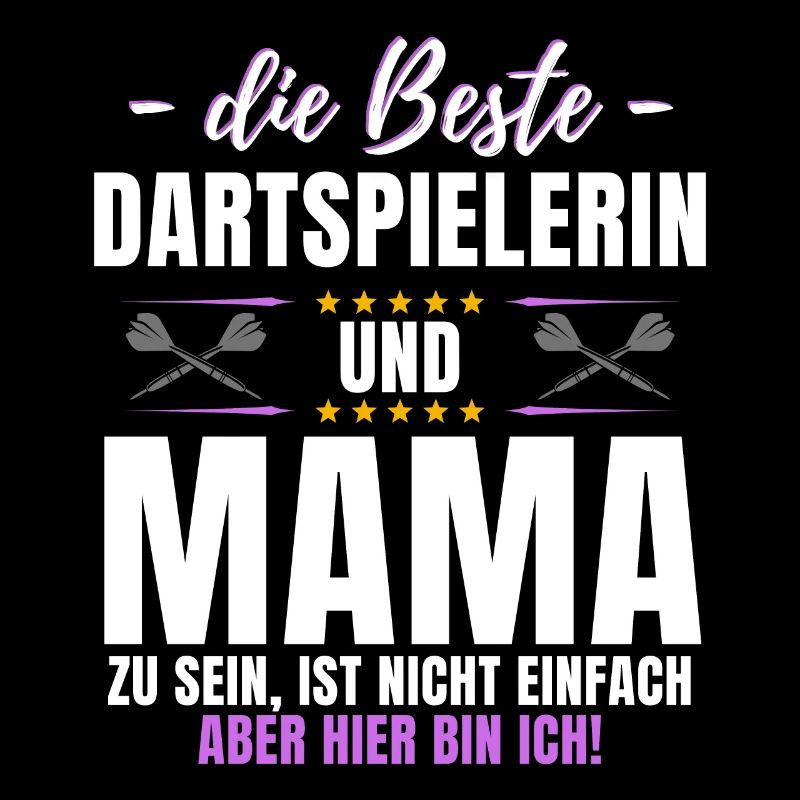 DART PLAYER & MOM! Funny Darts Darts Saying