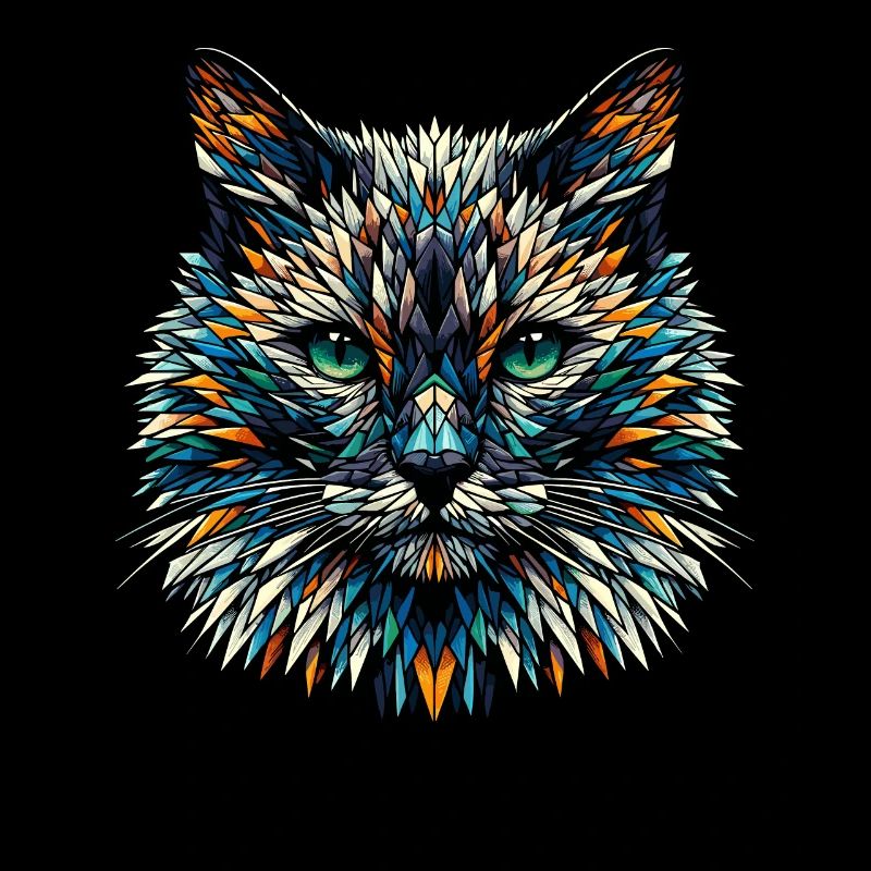 Polygone Art Bombay Chat