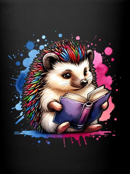 Igel Lesen Bücher Buch