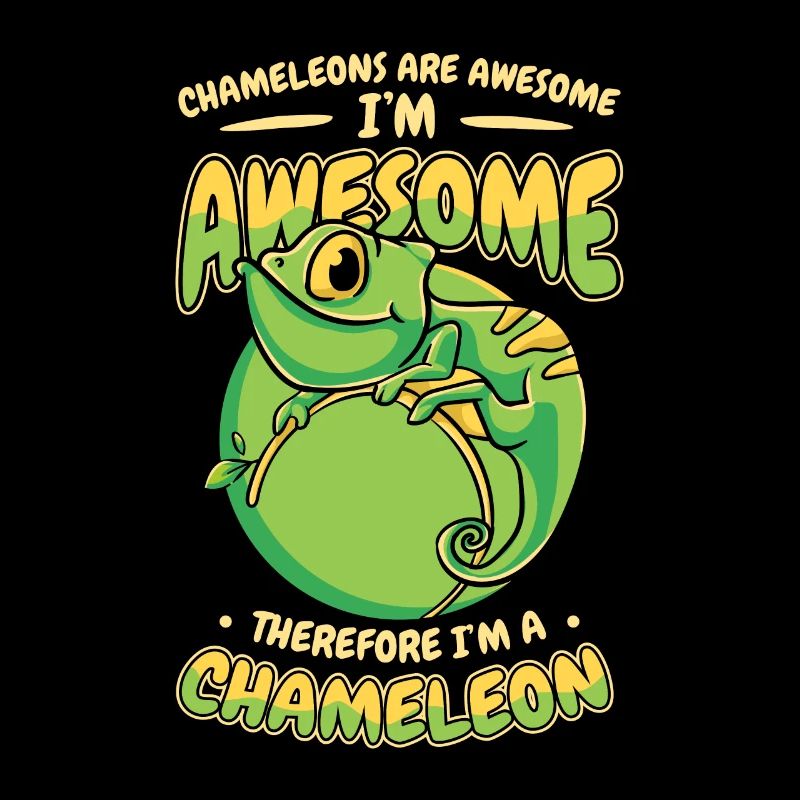 Deshalb bin ich ein Chamäleon Panther verschleierter Liebhaber
