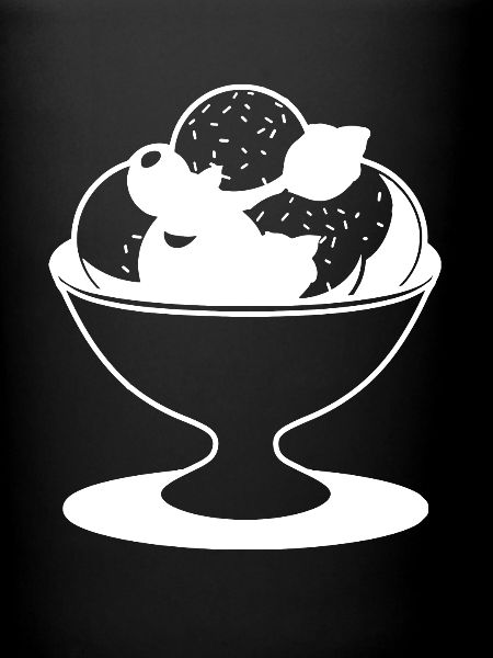 Dessin de coupe glacée