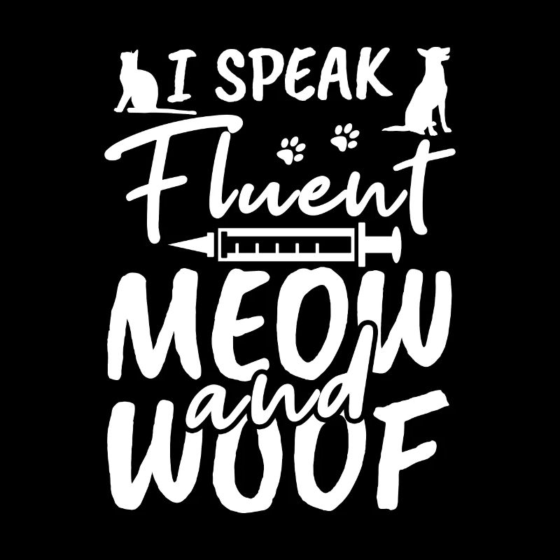 Ich spreche fließend Miau und Wuff