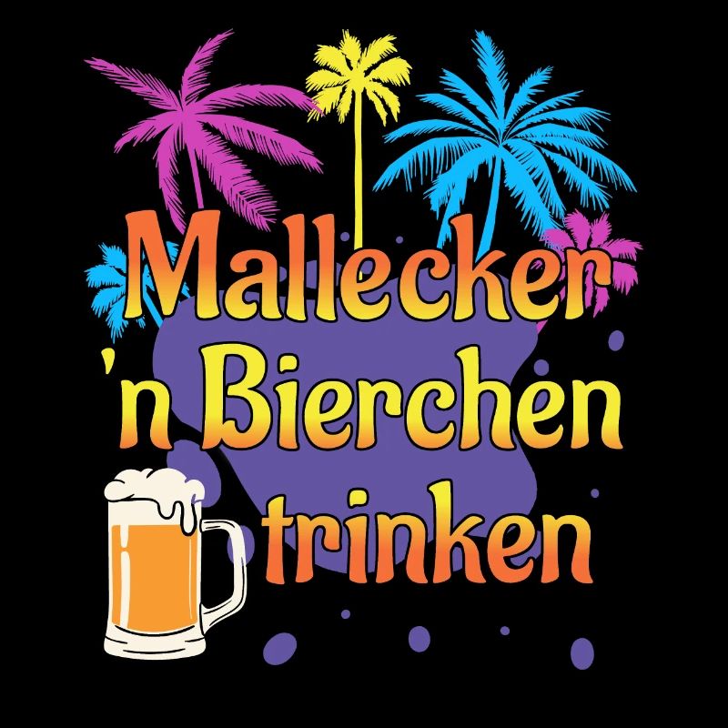 Malle Mallecker Bierchen Trinken Mallorca Bier