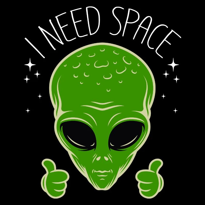 Funny Space Alien UFO Spacecraft