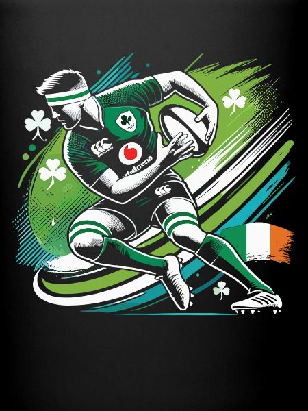 Fan de rugby irlandais