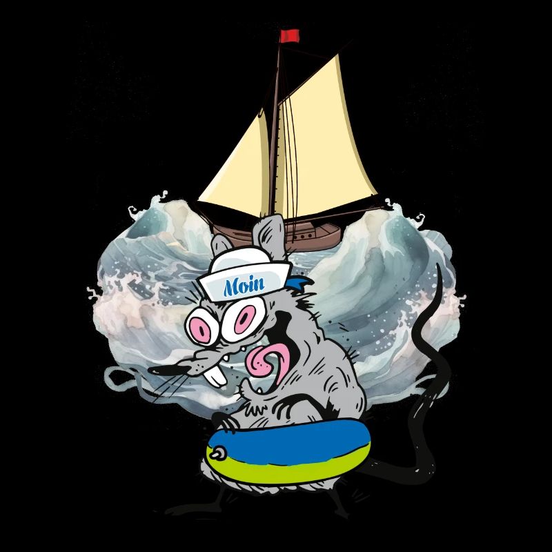 Rat Rats Sailing Ship Seafarers Sailors Ahoy