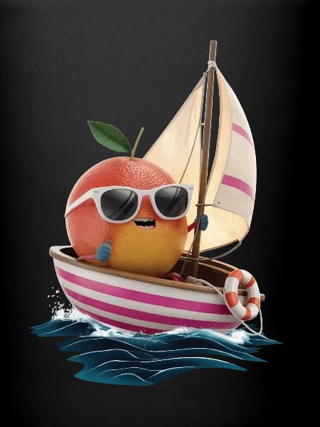 Obst Grapefruit Bootfahren Geschenk