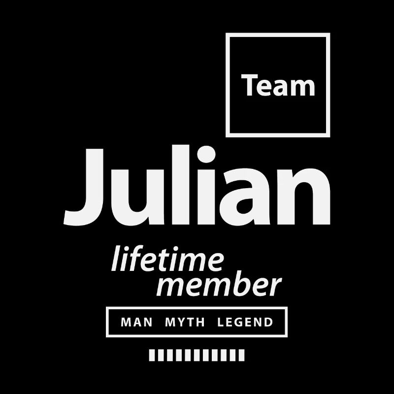 Team Julian Lebenslanges Mitglied Lustiger Name Julian