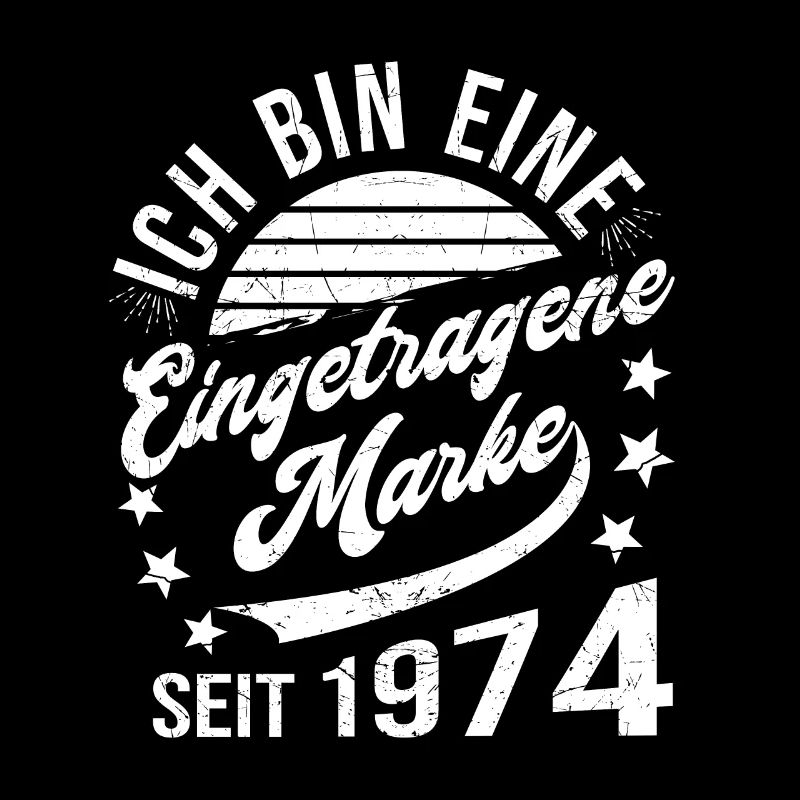 50. Geburtstag Retro 50 Jahre Eingetragene Marke
