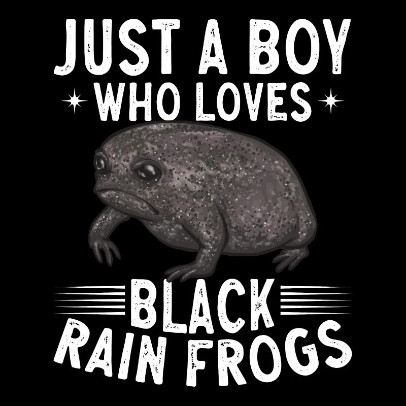 Black Rain Frog Breviceps Fuscus Frog