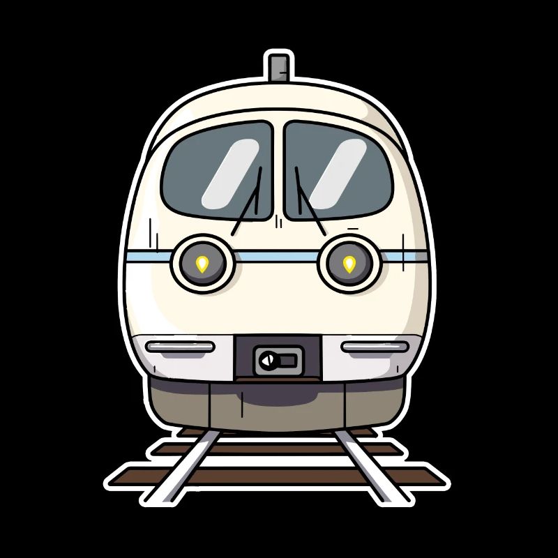 Train Style de dessin animé