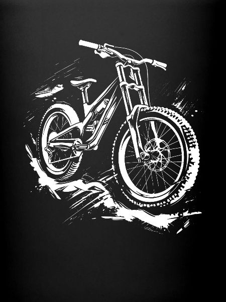 Mountain Biker Drawing