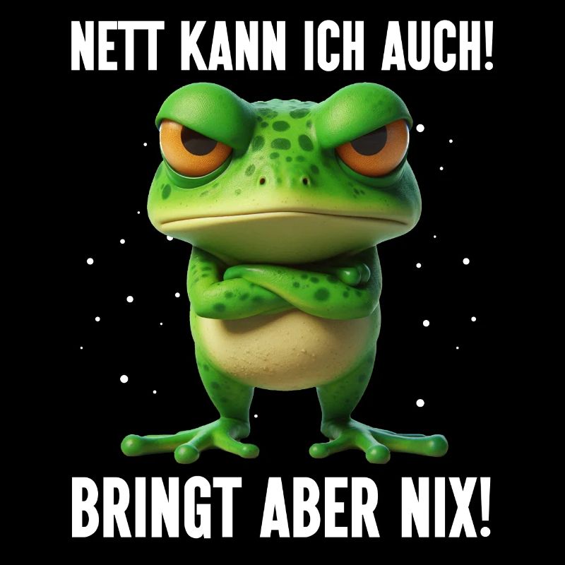 I can be nice too! But it's no use! Frosch Frog
