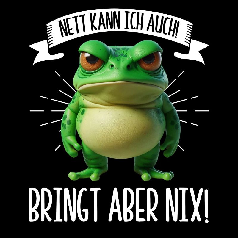 I can be nice too! But it's no use! Frosch Frog