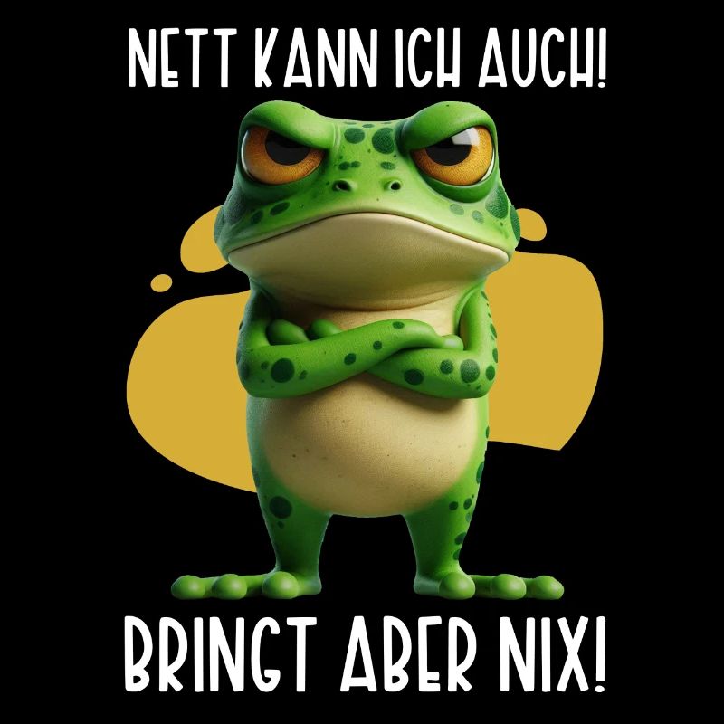 I can be nice too! But it's no use! Frosch Frog