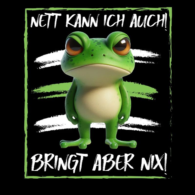 I can be nice too! But it's no use! Frosch Frog