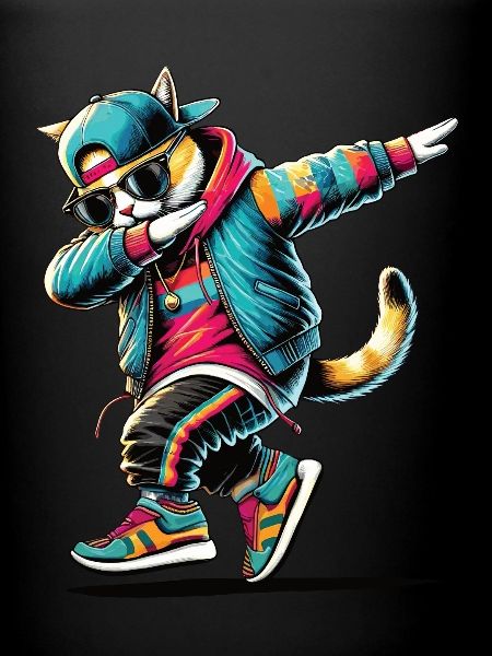 Dabbing Cat