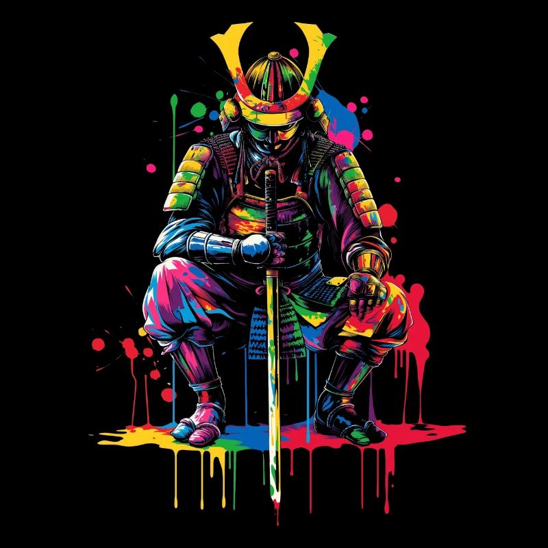Samurai Warrior Bushido Japanese Pop Art