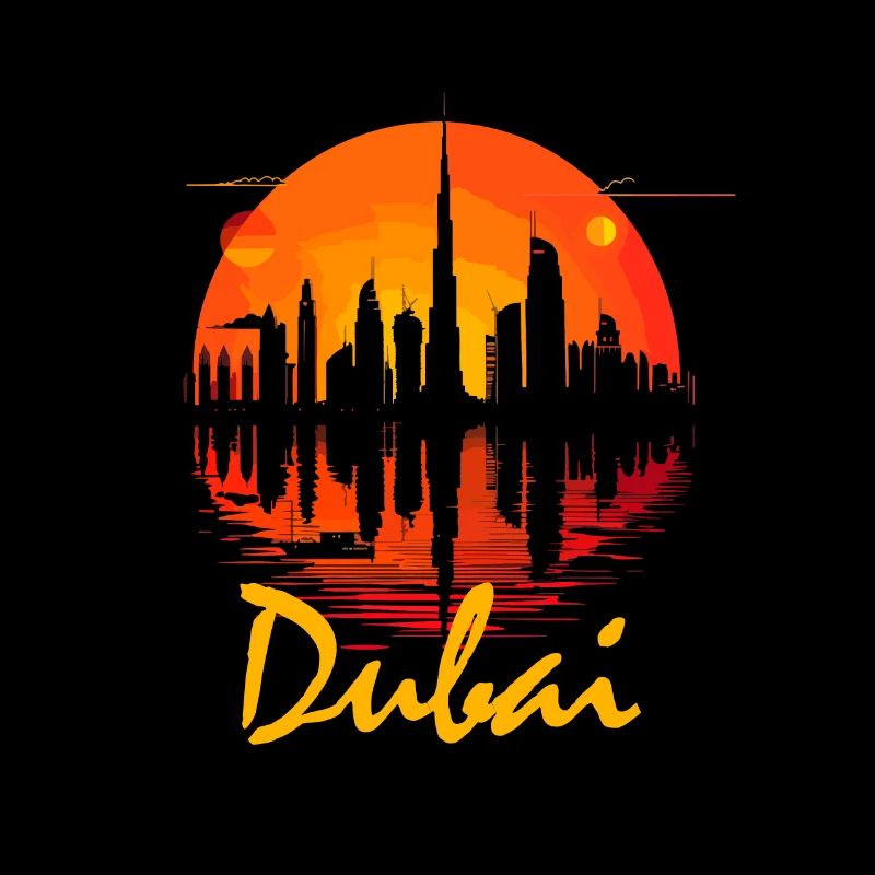 Dubai Skyline Arab Emirates
