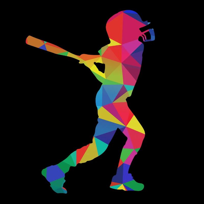 Baseball buntes Trikot