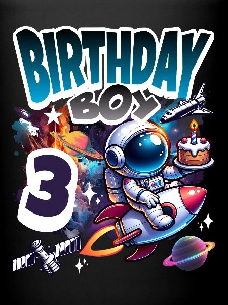 Astronaute 3ème Anniversaire Espace