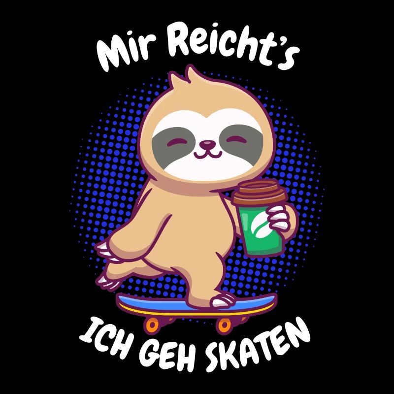 Kaffee Sloth Skateboard