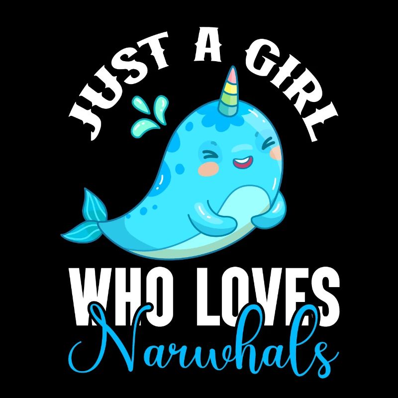 Mer de narval Mignon amoureux du narwhaler