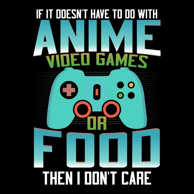 Anime -Videospiele Oder Food Manga Otaku Japanisch