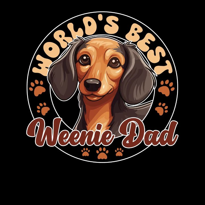 Teckel Chien Weenie Dad