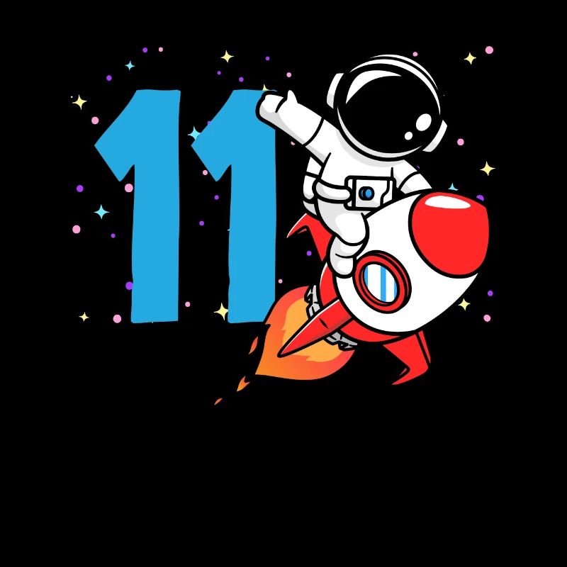 11. Geburtstag Jungen Astronaut Geburtstag
