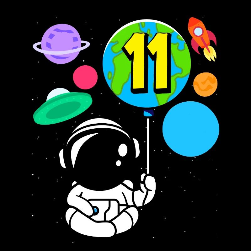 11. Geburtstag Jungen Astronaut Geburtstag