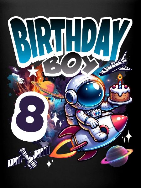Astronaute 8e anniversaire Espace