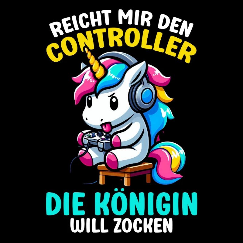 Reicht mir den Controller die Königin will zocken