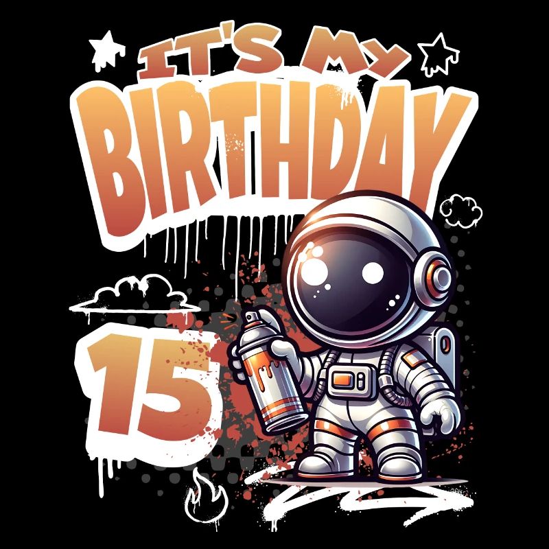 Graffiti astronaute 15e anniversaire