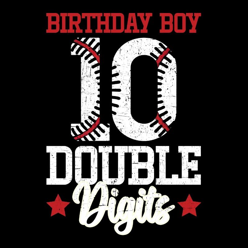 Two-Digit Birthday Decorations Boy 10