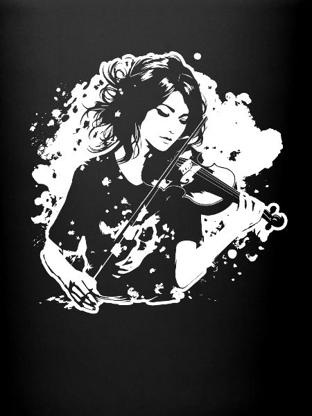 Female violinist