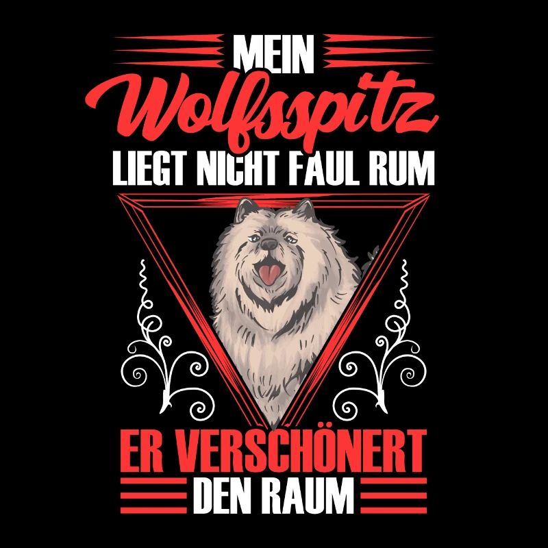 Wolfspitz is not lazy Keeshond