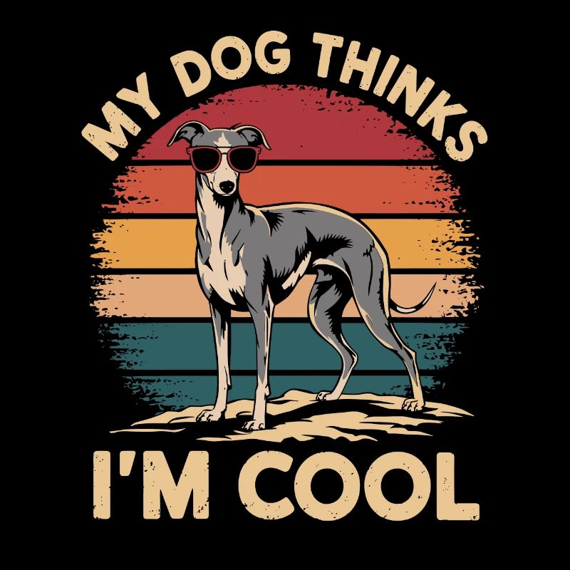 Windhund Mein Hund Denkt Das Ich Cool Bin