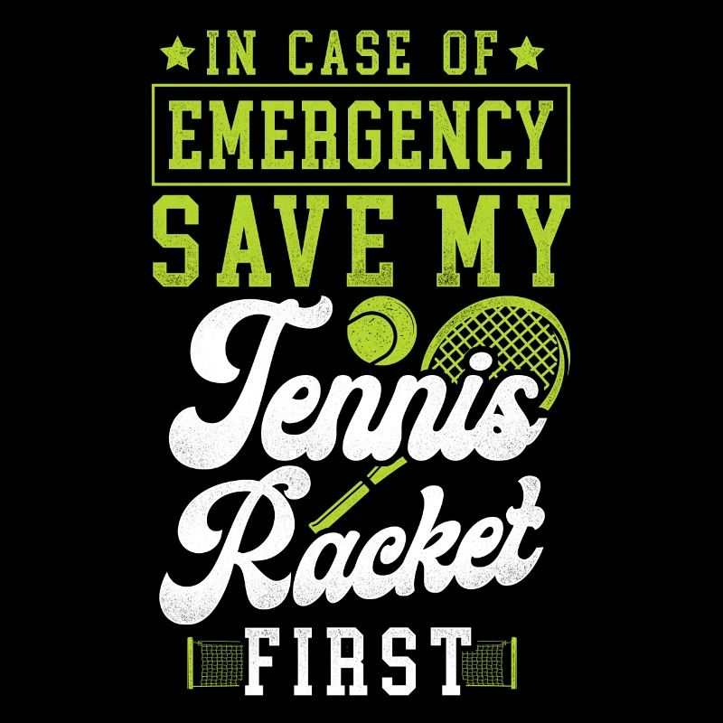 Funny Tennis Player Racket In Case