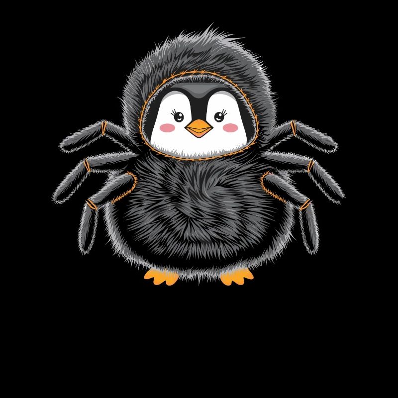 Pinguin Halloween Kostüm Lustige Spinne