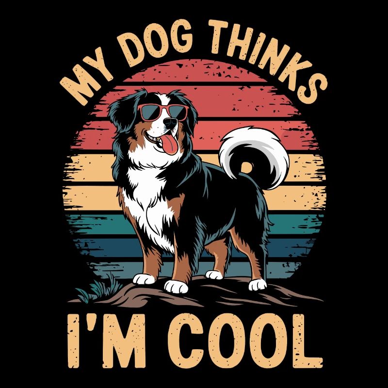 Berner Sennenhund Mein Hund Denkt Das Ich Cool Bin
