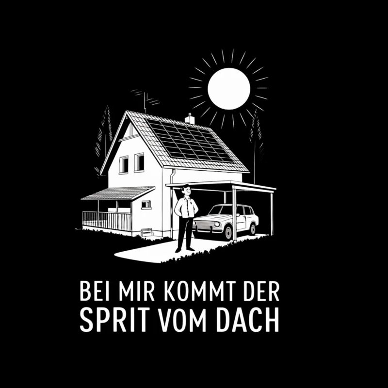 Strom vom Dach Solaranlage Sonnenenergie E-Auto