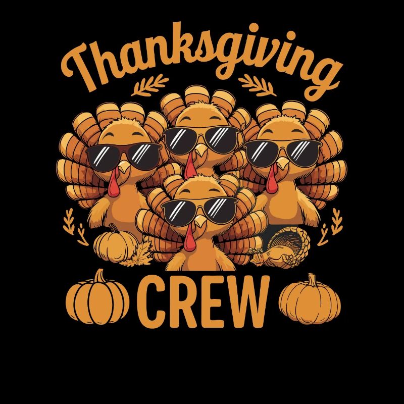 Thanksgiving Crew Dindes sucrées