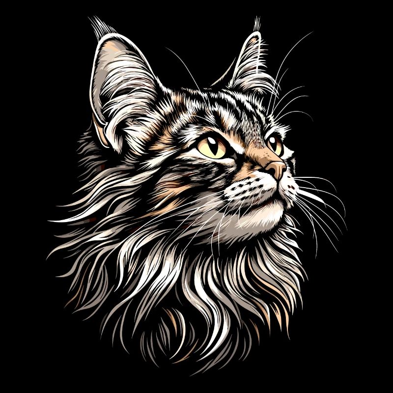 Maine Coon Chat Chat Maman Chat Maine Coon Chats