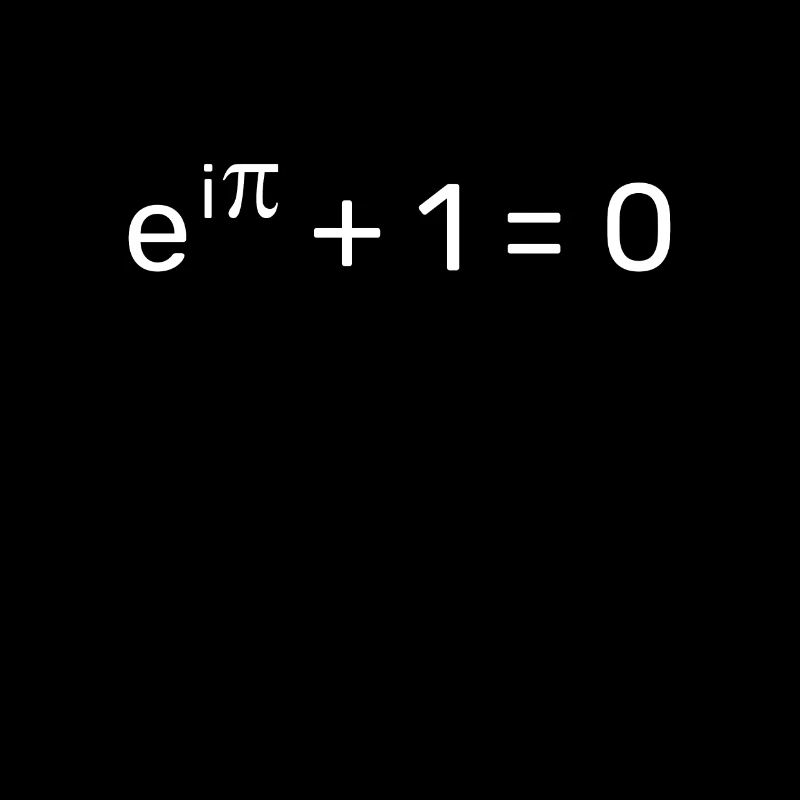 e^i pi + 1 = 0 - Eulersche Identität Geschenkidee